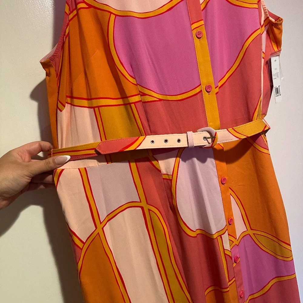 NWT Donna Morgan Sleeveless Button Down Maxi Dress - Picture 10 of 16